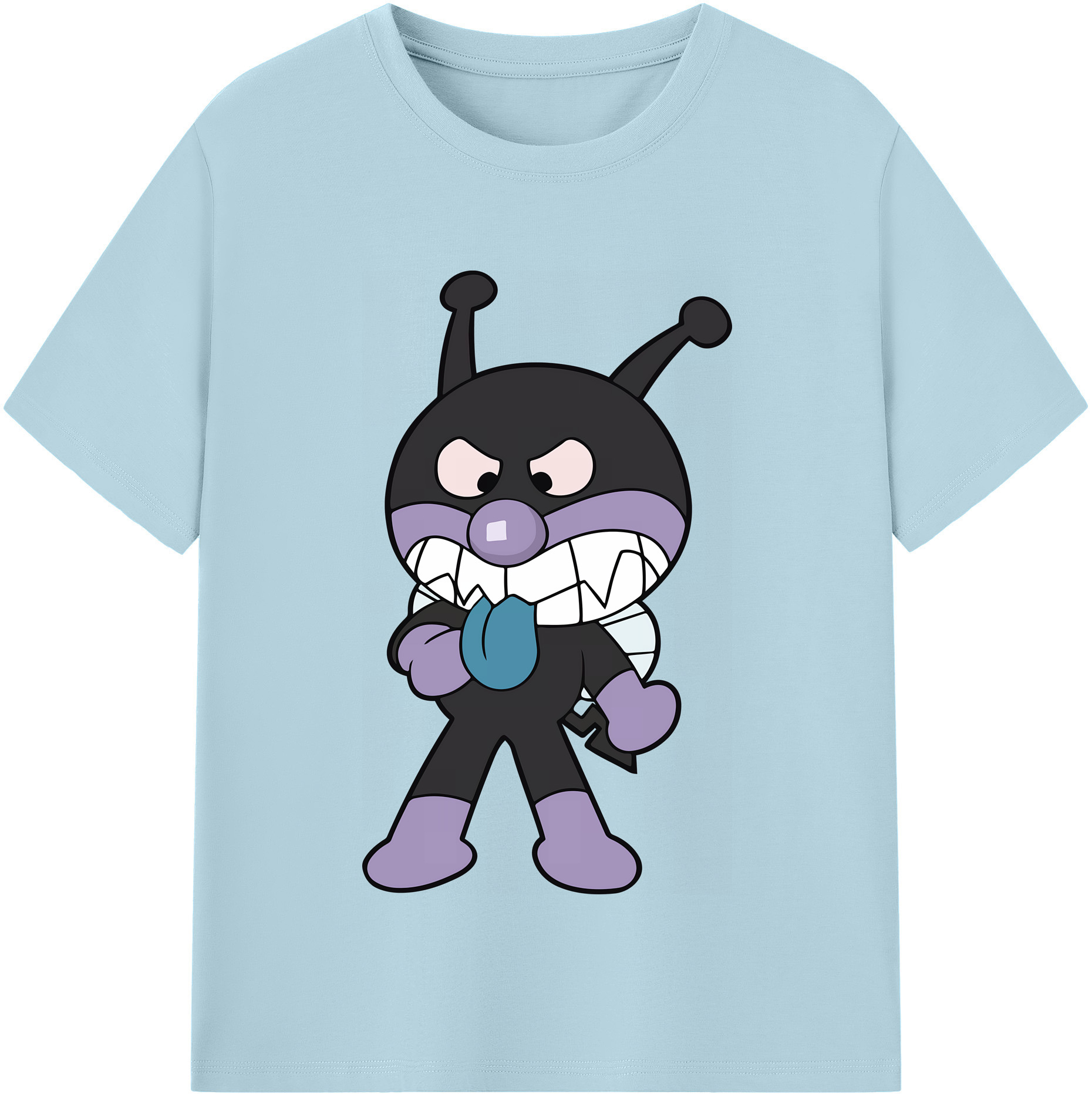 （画像用） アンパンマン Anpanman 綿100％半袖Tシャツ（フロントプリント）